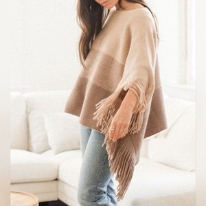 Gentle Fawn Poncho Sweater